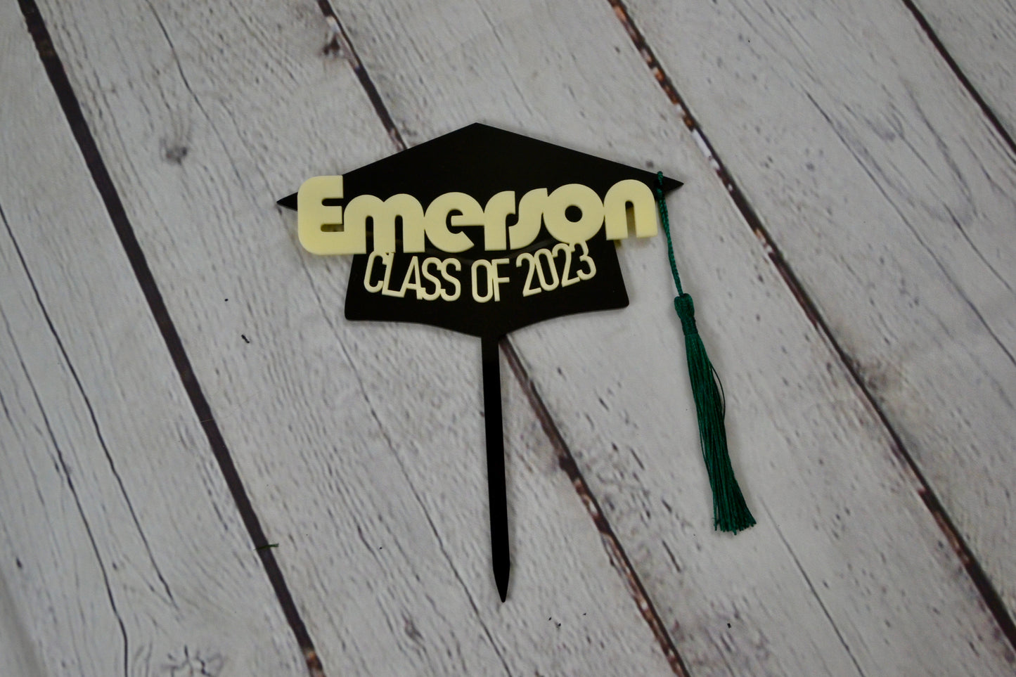 Personalized Graduation Cake Topper | Graduation Cap Topper | Graduation Name | Graduate Cake Topper