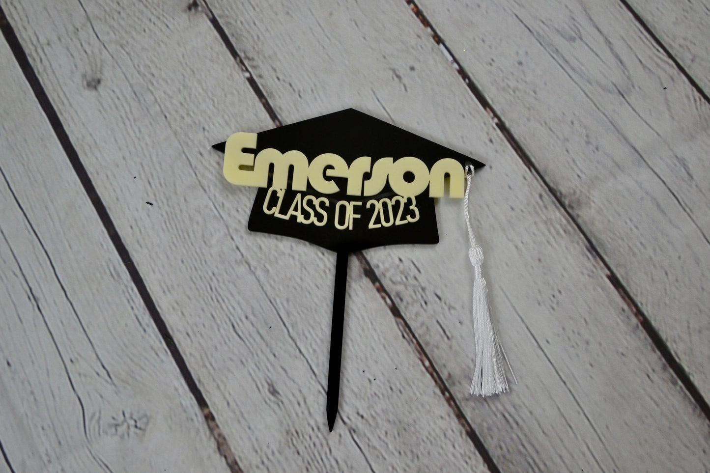 Personalized Graduation Cake Topper | Graduation Cap Topper | Graduation Name | Graduate Cake Topper