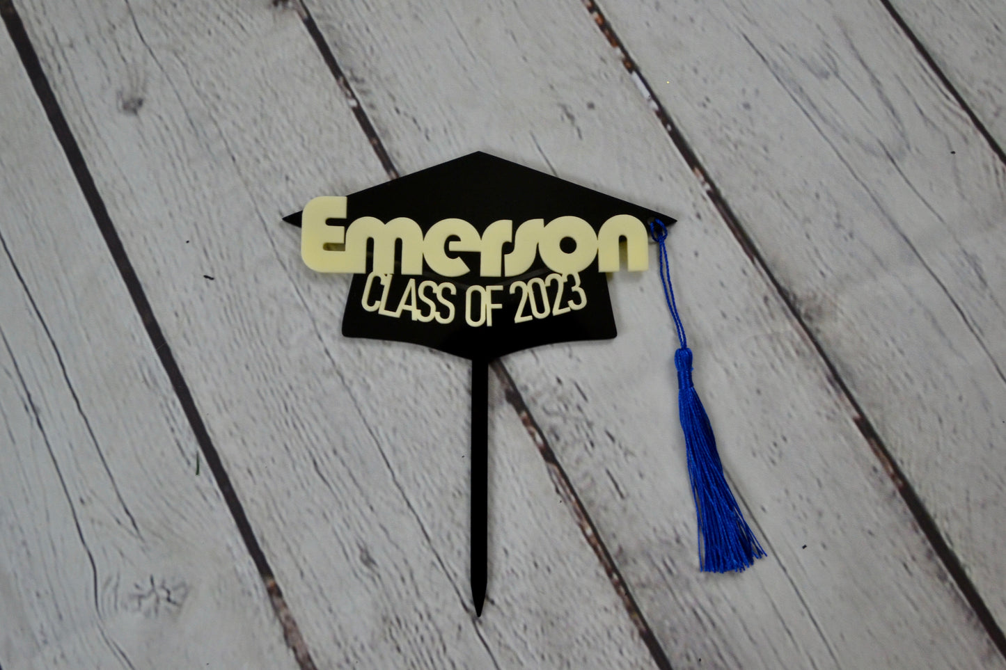 Personalized Graduation Cake Topper | Graduation Cap Topper | Graduation Name | Graduate Cake Topper