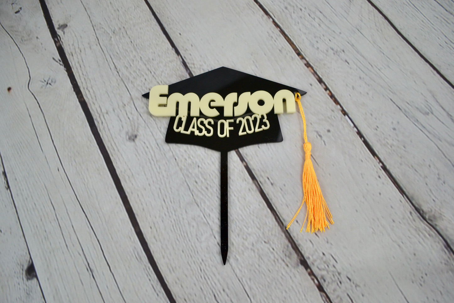 Personalized Graduation Cake Topper | Graduation Cap Topper | Graduation Name | Graduate Cake Topper