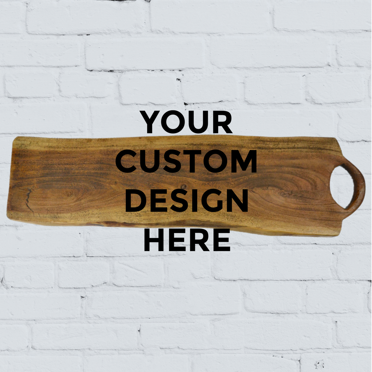 Custom Charcuterie Serving Board | Personalized Design | 30" x 7.75" | Custom Gift | Housewarming | Wedding