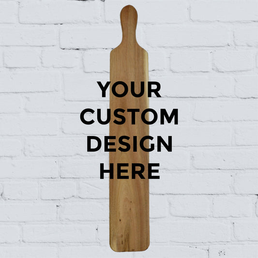 Custom Cutting Board | Personalized Design | 22.5" x 3.5" | Custom Gift | Housewarming | Wedding