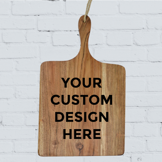 Custom Cutting Board | Personalized Design | 18" x 11" | Custom Gift | Housewarming | Wedding