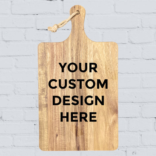 Custom Cutting Board | Your Personalized Design | 16" x 8.75" | Custom Gift | Housewarming | Wedding